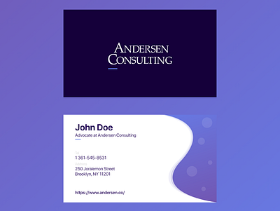 Business Card - Design adobe xd business card design