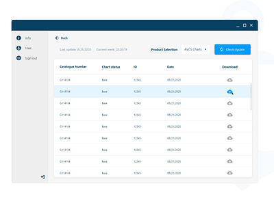 Table UI Design column desktop desktop app row table ui design