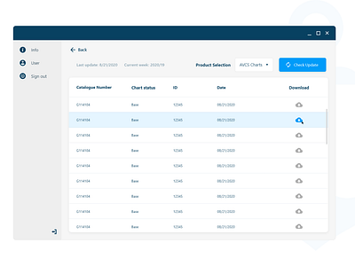 Table UI Design