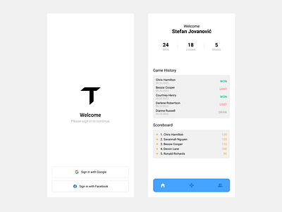 Tic Tac Toe - Mobile App android design ios mobile mobile app ui design