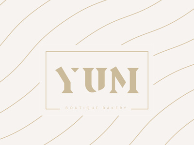 YUM Bakery Logo Sign