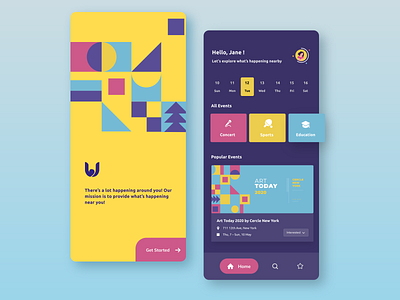 Uvento App - Colorful