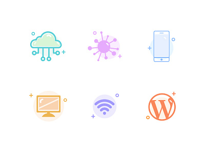 Tech Support Icons computer icons minimal mobile tech virus wifi wordpres