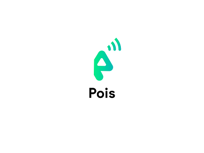 Pois Logo design logo minimal