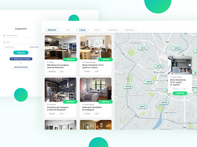 Rental service apartment application house product rental service ui ux web