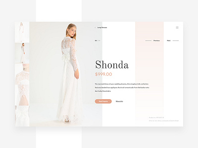 Wedding Fashion Shop Concept