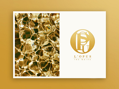 L'Opus design graphic graphique graphisme logo logotype luxury spa