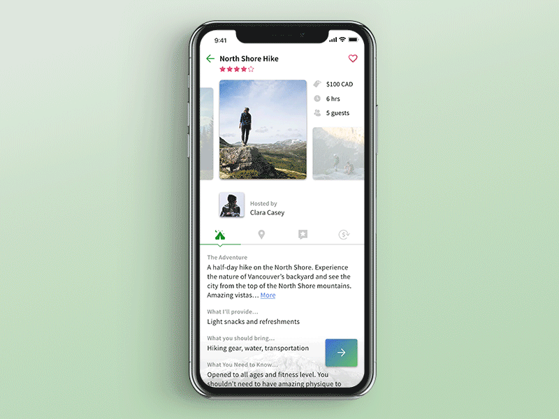 Events and Adventures Booking App