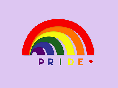 Happy Pride animation colors design gif graphic design illustration minimalistic pride typography vector
