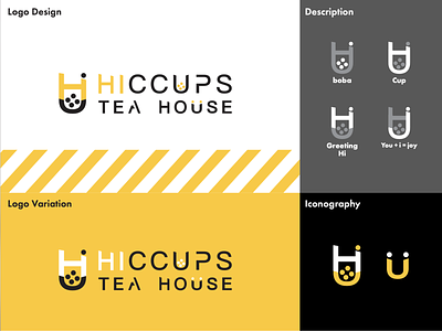 Boba Tea Shop Logo Concept branding concept design graphic illustration logo design typography vector