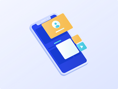 Product Design Illustration blue gradient creative eps png figma app flat icons identity isometric mobile mockup phone play button popup animation profile sketch illustrator svg vector undonedsgn unique