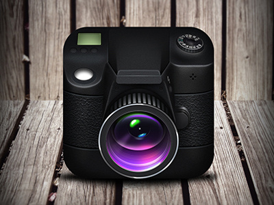 Camera Flash black camera ios lens realistic