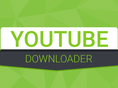 YouTUBE Dowloader downloader green logo youtube