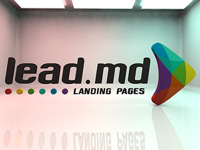 Lead Logo 3d colors lead logo