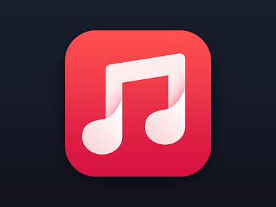 Sound & Music Icon app app icon clean flat image ios music sounds