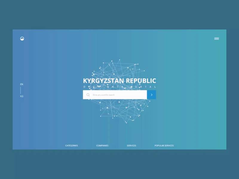 Open Data Portal 3d android azerbaijan baku base black white blue book cosmos digital data data analysis design illustration typography ui
