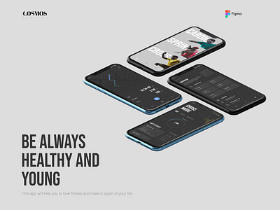 Fitness Mobile App behance club cosmos digital figma fitness fitness app ios sport uiinspiration