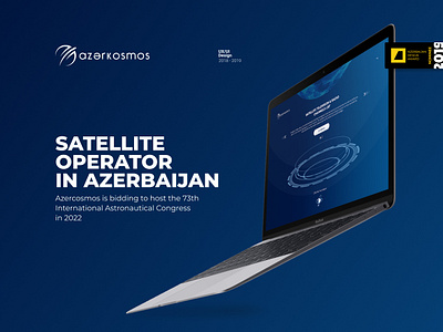 Azercosmos azerbaijan azercosmos aztec cosmos dark blue javidcosmos satellite ui ui inspiration universe uxui