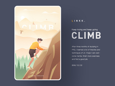 Climb illustration