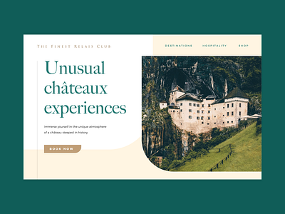 The Finest Relais Club - Landing Page design