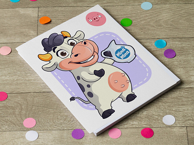 Cute Cartoon Cow