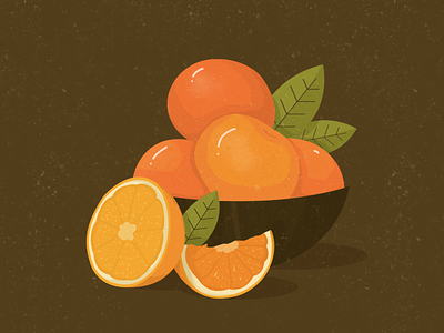ORANGE art brush drawing digital painting drawing illustration orange texture vector