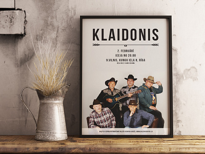 klaidonis / band poster design