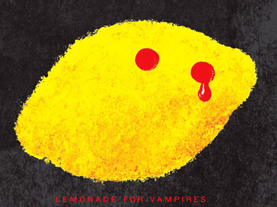 Lemonade for Vampires blood cartoon gas huffer illustration joe newton joseph newton lemon sad sweet vampires