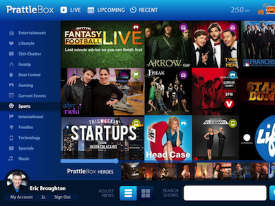 PrattleBox app media social tv