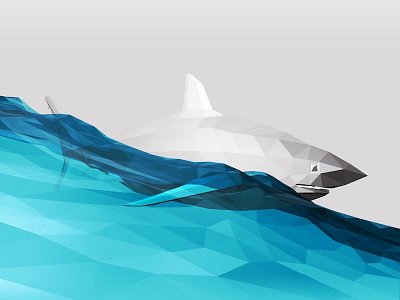 Sharkie v2 low poly shark