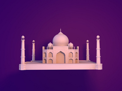 Low poly taj low poly taj