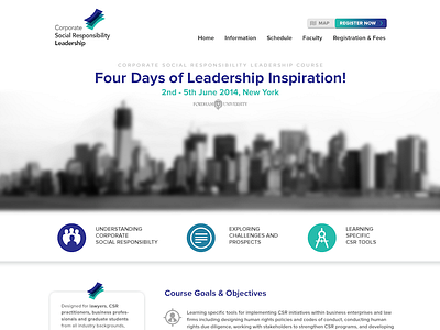 Leadership Course blue clean course cta cyan light purple