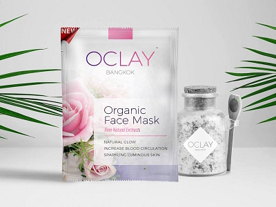 Organic face mask packaging