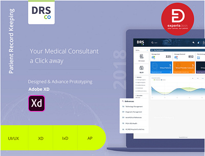UX/UI for Medical Consultants & Patients Web App app branding design flat medical app mobile app ui ux web webdesign