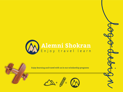 ALemni Branding ( Education Travel Agency logo )