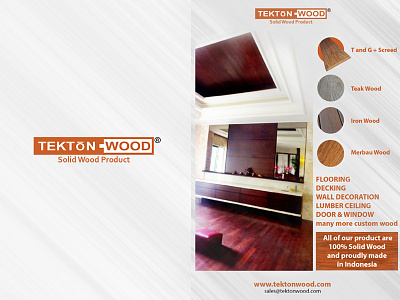 Tekton Wood brochure business design design express flyer logo business logodesign logotype product page simple and nice tekton woodworking