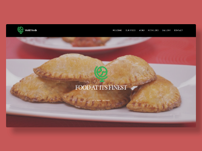 World Foods Website & Re-Branding front end web development product design ui ux web development