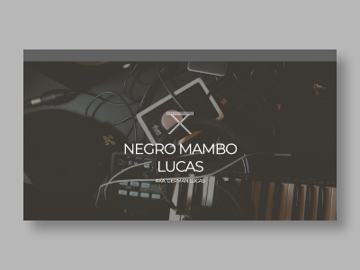 German Lucas | Musician Website front end web development product design ui ux web development