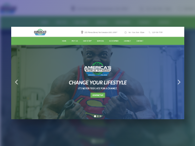 American World Fitness Web Design & Development