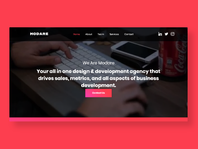 Modare - Design & Development Agency Website Design agency design branding product design responsive design ui ux web design