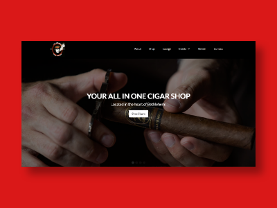 To’ Makao Fine Cigars Website Re-Design front end web development product design ui ux web development