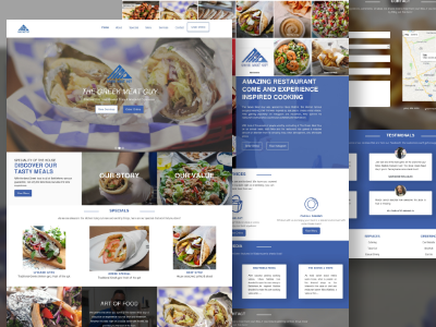 Greek Meat Guy Website Re-Design