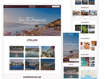 Voyage hotels responsive web design hotels luxuryhotels responsive ui ux website