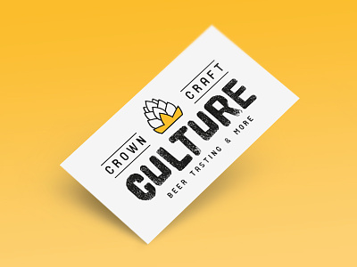 Crown Craft Culture beer branding card culture logo vintage