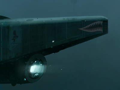 Submarine concept art mine ocean sea submarine underwater