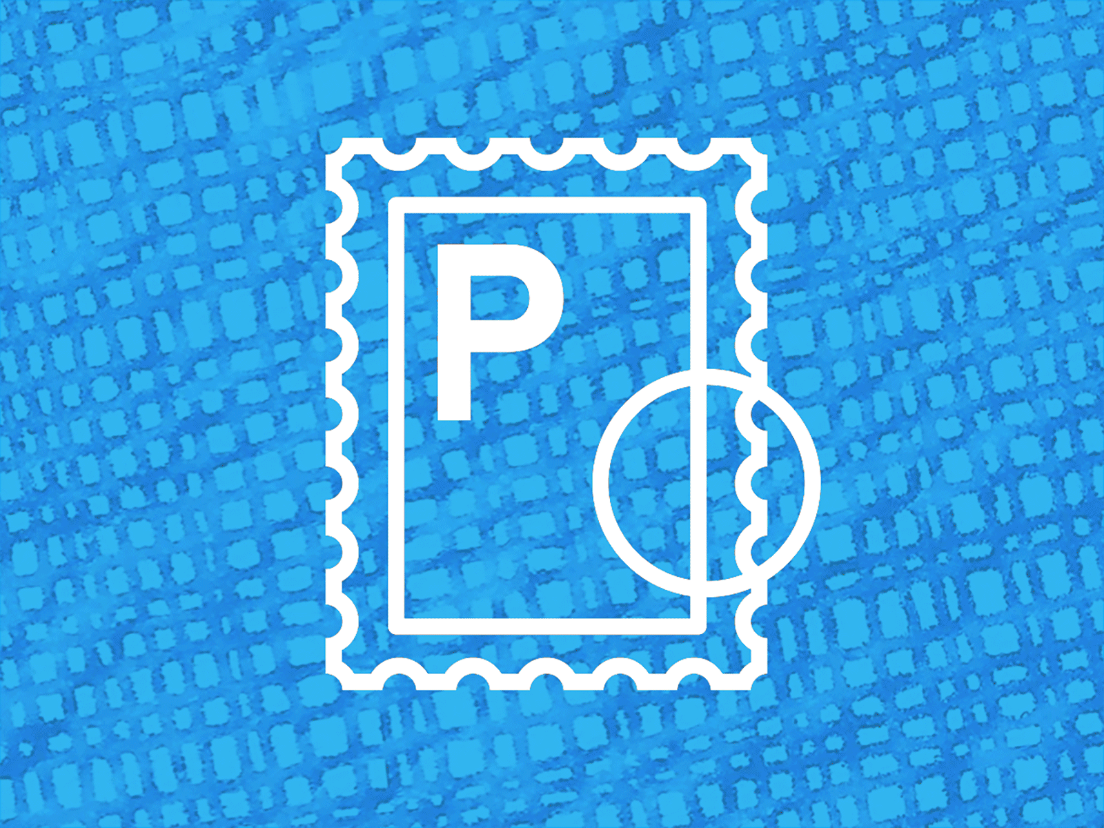 POST Stamp Design design icon illustration logo monoline philately post postage stamp