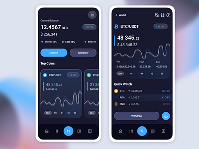 Crypto Wallet app banking binance bitcoin coin crypto ios money online payment wallet