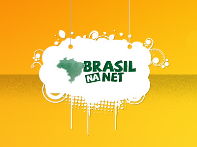 BrasilNaNet brazil map portal yellow