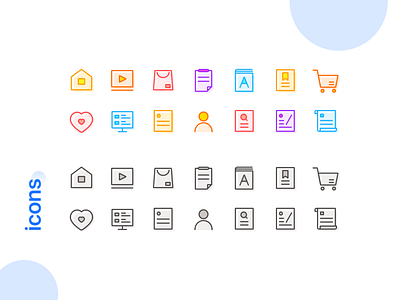 Icon app design icon ui