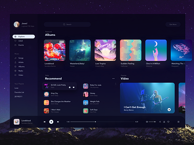 Music2 app design icon music ui web website